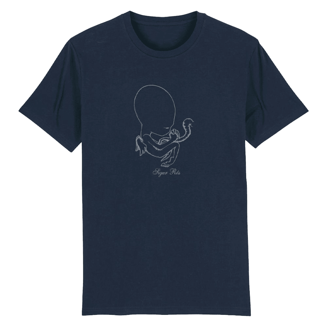 Ágætis byrjun - ネイビーTシャツ
