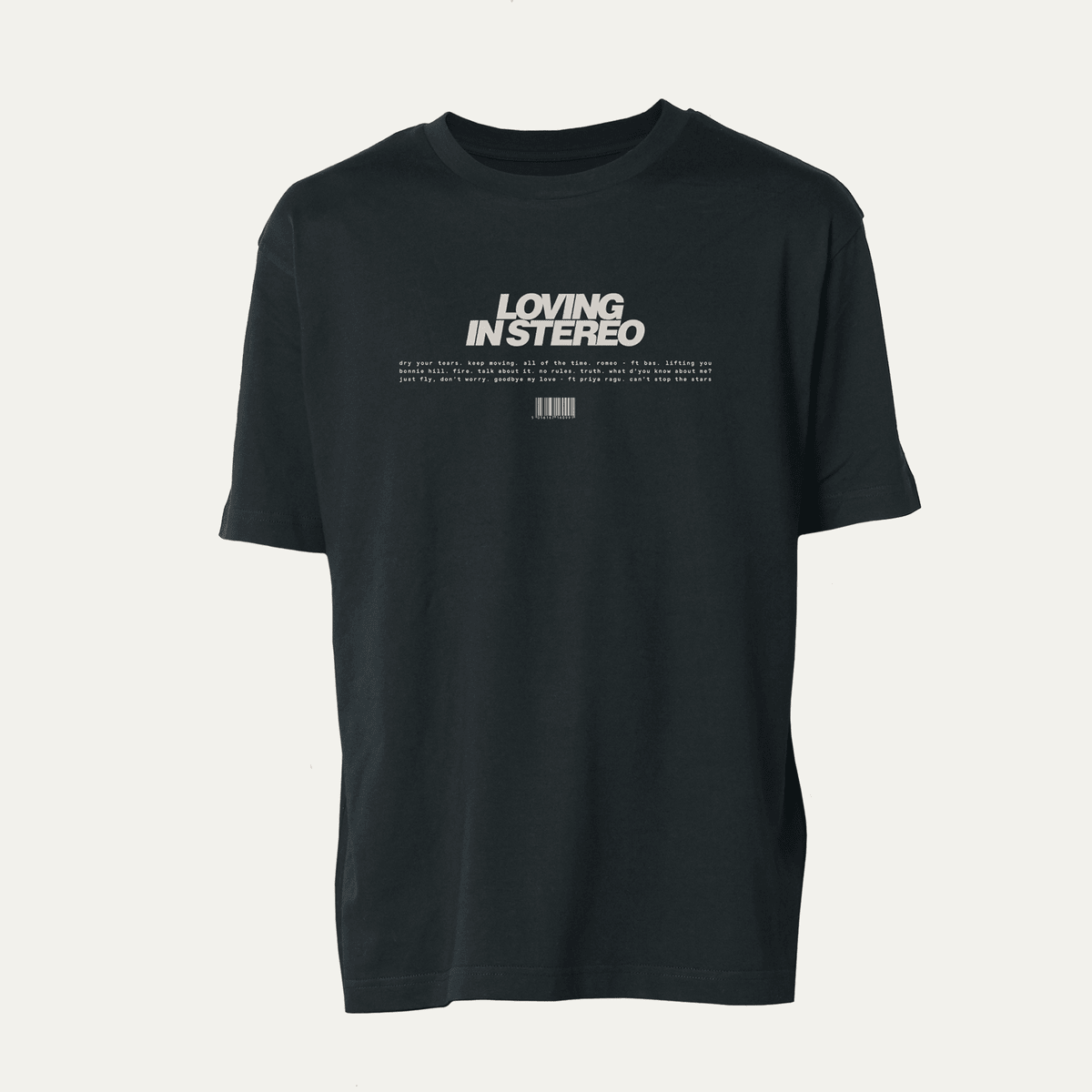 LOVING IN STEREO - ブラックTシャツ