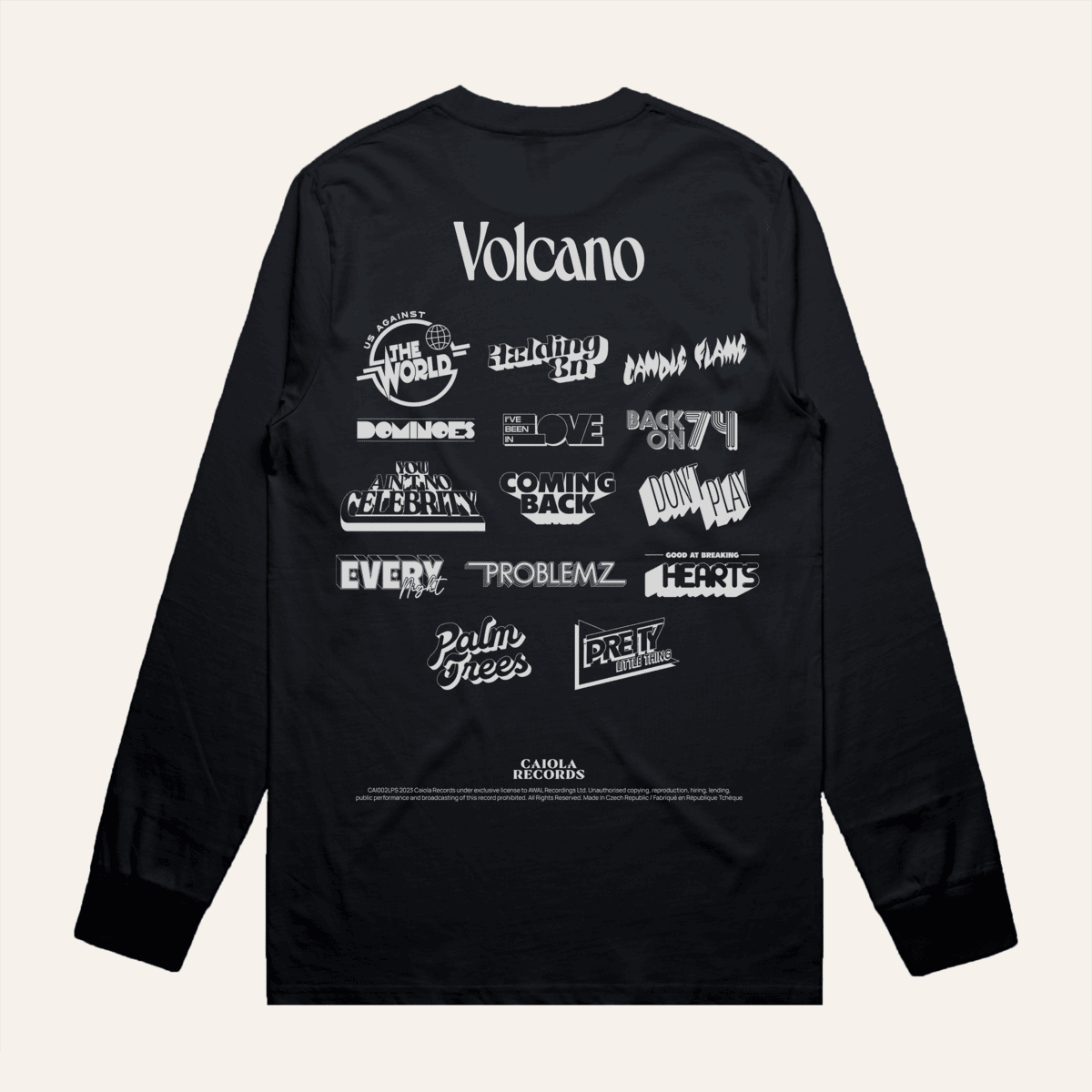 HELLA LOGOS - 長袖ブラックTシャツ