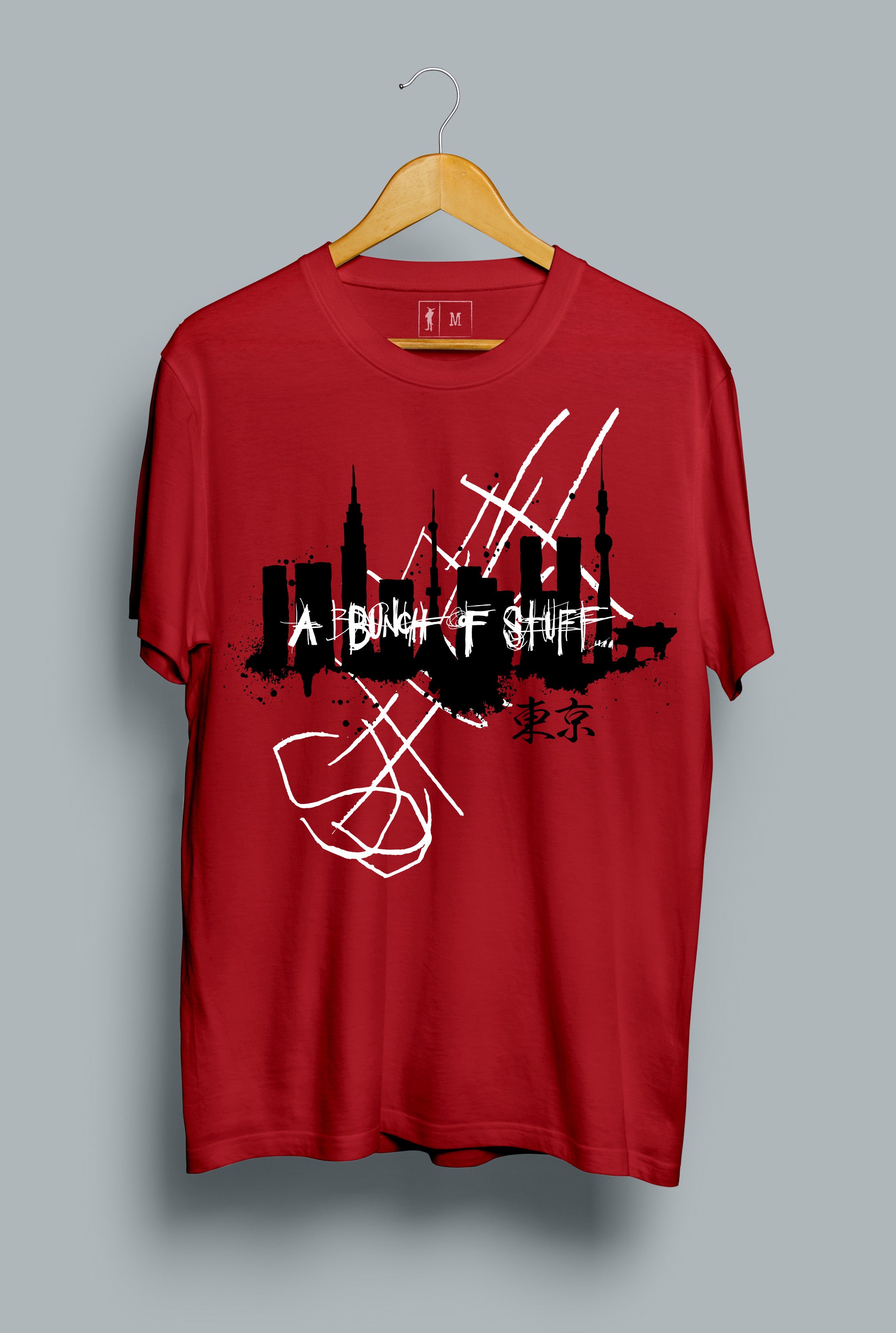 A Bunch Of Stuff Tokyo  - Black T-Shirt